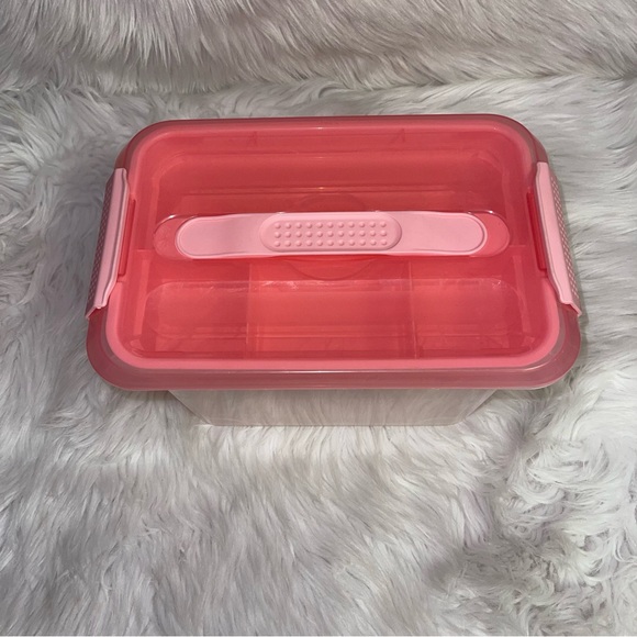 Recollections Latch Mate with Tray Container with Pink Lid LIKE NEW - Picture 7 of 9